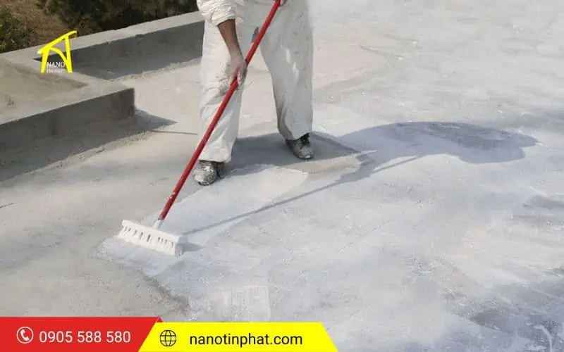 Biện pháp thi công chống thấm cho sân thượng từ sơn epoxy được lựa chọn phổ biến